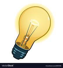 Light Bulb Color Isolated On White Background Vector Image On Vectorstock Light Bulb White Background Bulb