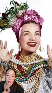 The Lady in the Tutti-Frutti Hat. 🍍🍊🍇 Carmen Miranda was iconic but  faced backlash.🥹♥️🎬 #carmenmiranda #oldhollywood #vintage #glamorous  #brazilian #hollywood #icon #style #greenscreen
