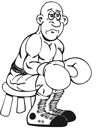If you want boxing picture for coloring yourself then you need to click on black & white print link. Boxer Coloring Pages Coloring Home