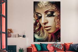 Tableau sur toile Feuille d'Or