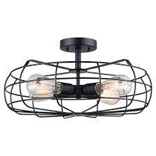 Canarm lola semi flush mount ceiling light 3 lights metal gold isf669b03gd rona. Semi Plafonnier A 4 Lumieres Anaelle Noir Remodel Bedroom Guest Bedroom Remodel Kids Bedroom Remodel