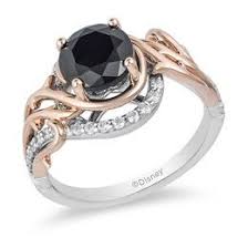 The Disney Villains Engagement Rings Are Wickedly Spectacular Black Diamond Ring Engagement Black Diamond Ring Black Diamond Engagement
