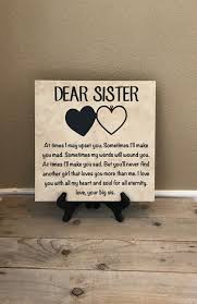 Birthday Gift For My Little Sister Excited To Share This Item From My Etsy Shop Decorative Tile Gift For Sister Birthday D Christmas Gifts For Sister Unique Gifts For Sister Sister Gifts Diy