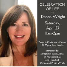 Donna Wright celebration