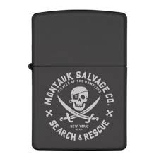 Montauk Salvage Company Zippo Lighter Zazzle Com Zippo Lighter Zippo Company Gifts