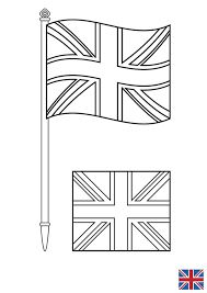 Your little speedster can color and cut out his own race car set. Great Britain Flag Coloring Pages Print For Free Online