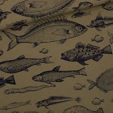 See You at Six Fabric/fish Study