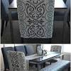 Dining room chair seat removable pad cushions with tie on garden kitchen cover. 1