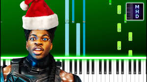 Lil Nas X Holiday Piano Tutorial Easy Youtube