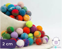 Christmas decorations,christmas tree decoration, a christmas gift,balls toys. Pom Pom Felt Balls For Home Decoration Felt Yarn