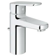 Grohe Europlus Single Hole 1 Handle Low Arc Bathroom Faucet In Starlight Chrome Valve Not Included Ablaufgarnitur Badezimmer Wasserhahn Waschbecken Armaturen