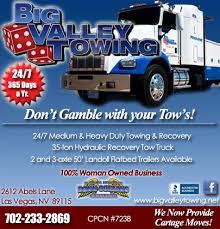 Maybe you would like to learn more about one of these? Big Valley Towing Laughlin Nv Truck Stop Service Directory