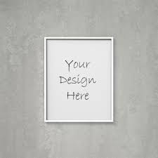 8x10 16x20 24x30 Portrait White Frame Mockup White Frame On Etsy Frame Mockups Mockup Free Psd Psd Mockup Template