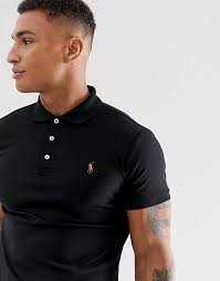 Acqua di gio, d & g light blue, cool water, angel, eternity Polo Ralph Lauren Slim Fit Pima Polo Multi Player Logo In Black Asos