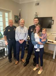 At the April 8th council meeting Chief Hines recommended Officer Adam  Geraci to be promoted to the rank of patrol sergeant. Mayor Brown presented  the promotion to council and Sgt. Geraci was