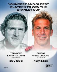 The youngest and oldest #StanleyCup champions. 🤩