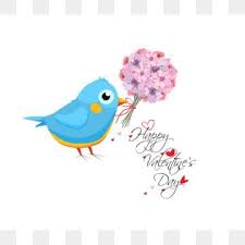 Valentines Day Card With Flower Bouquet And Bird Hand Drawn Lettering Love Icon Woman Png And Vector With Transparent Background For Free Download In 2020 Purple Flower Background Hand Drawn Lettering