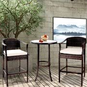 Chic teak orleans teak round 5 piece bar height patio dining set. Bar Height Patio Sets Walmart Com