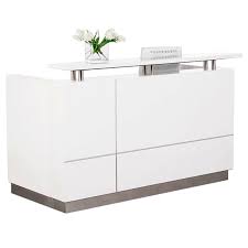 Explore a wide range of the best reception desk on. Aria White Gloss Reception Desk Value Office Furniture