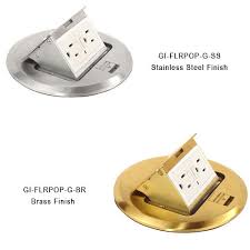 Pop Up Floor Boxes With Duplex Receptacle Cableorganizer Com