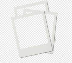 Polaroid Three White Papers Png Paper Illustration Polaroid Template Paper