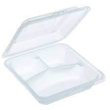 Shop food storage containers at the container store. Reusable Takeout Container With 3 Compartments By Hubert Green Translucent Plastic