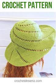 Simple Crochet Summer Hat Make A Statement Crochet Dreamz Crochet Sun Hat Crochet Hat With Brim Crochet Sun