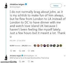 I truly love hearing other kids cry now because it means it's not my own. Love Island Viewer Chrissy Teigen Asks For British Slang Translations Daily Mail Online