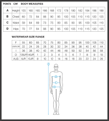 65 Exact Arena Swimsuit Size Chart