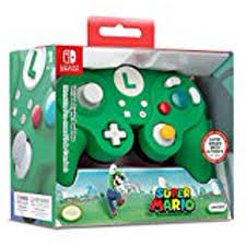 The nintendo switch pro controller is a game controller manufactured and released by nintendo for use with the nintendo switch video game console. Nintendo Switch Super Mario Bros Luigi Gamecube Style Wired Fight Pad Pro Controller By Pdp 500 Walmart Com Walmart Com