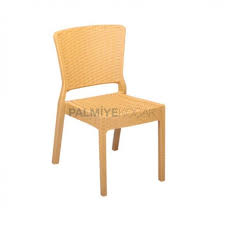 Bej Renkli Rattan Enjeksiyon Sandalye Sandalye Mobilya Koltuklar