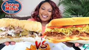 Jersey Mike S Philly Cheesesteak Eating Show Youtube