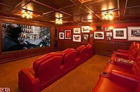 Home Theater Brad Garrett S Home Theater Home Home Theater Design House Design