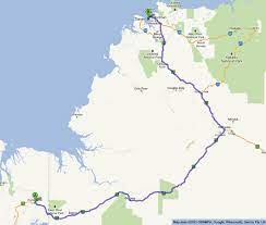 Darwin To Broome Road Trip Map Road Maps Perth To Darwin Road Map 3