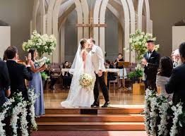 If space is rather narrow and you plan on walking down the aisle with your parents by your side, decorations that are too large could get in the way. A White And Green Wedding Flora Nova Design Premier Event Design Studio In Seattle