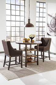 Casual Upholstered Counter Height Stool Set Of 2 Moriann Counter Height Dining Room Tables Round Dining Room Counter Height Dining Sets