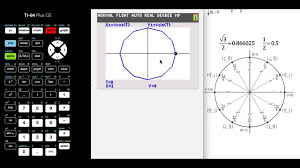 How To Put The Unit Circle On Your Ti 84 Calculator Trigonometry Pre Calculus Trigonometry Precalculus