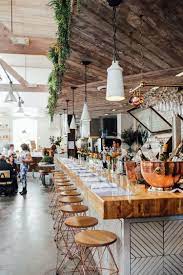 A Vegan S Dream At The Butcher S Daughter In Venice Ca Restaurant Interior Design Restaurant Design Restaurant Interior