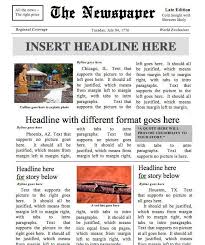 Pin By Lisa Lemyre On Jw Field In 2020 Newspaper Template Newspaper Template Word School Newspaper
