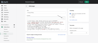 In addition, you don't need to be a shopify customer in order to receive the free privacy policy. How To Integrate Iubenda S Privacy Policy On Shopify