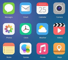 Free 12 Flat Ios 7 Style App Icons Titanui App Icon Design App Icon Ios Icon