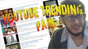 you trending page you