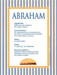 Enviar Tarjeta Postal Abraham
