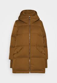 Restez à la pointe de l'élégance avec la collection tommy hilfiger de doudounes matelassées pour femme. Tommy Hilfiger Mix Coat Daunenmantel Highland Khaki Braun Zalando De