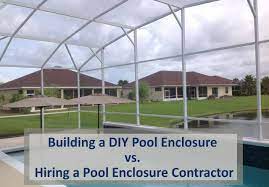 Before doing such a job, also the regulatory requirements in building. Building A Diy Pool Enclosure Vs Hiring A Pool Enclosure Contractor