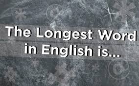 What Is The Longest Word In English Hint It S 189 819 Letters Long Longest Word Longest Word In The English Language Longest Word In English