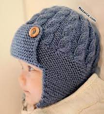 Sis Orgu Ile Pilot Cocuk Sapkasi Ormek Nazarca Com Baby Knitting Patterns Orgu Erkek Bebek Sapkasi