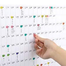 This post has been edited by wenwenongcw: 2020 Yearly Calendar Year Planner Memo Organiser Annual Schedule Daily With Sticker Dots Wall Planner Shopee Malaysia