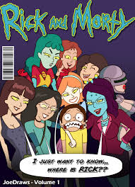 I drew a mock up cover for a comic : r rickandmorty