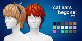Hi @sonjacopeland what a fun request! Puderosasims Cat Ears Begone Hair As Much As I Adore Cats The
